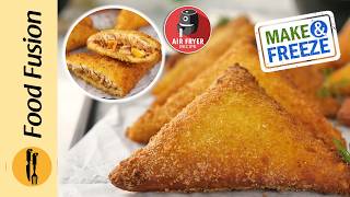 Rocket Samosa with bread👉Make and Freeze Ramadan Special Recipe by Food Fusion