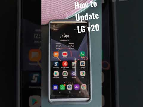 how to update the latest firmware of LG V20