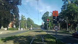 Tramwaje Szczecin linia nr 9 (lipiec 2022)(cabview)