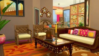 COLORFUL BOHO APARTMENT // The Sims 4: Speed Build
