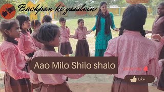 Bachhon ke sath khela Aao Milo Shilo shalo || Indian hand clapping rhymes|| #kidsgames #funwithkids