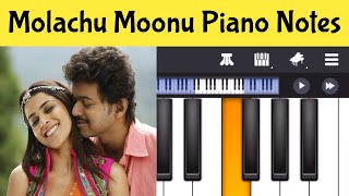 Molachu Moonu Piano Notes | Tamil Songs Piano Notes