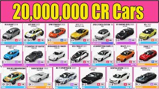 Forza Horizon 5 20 Cars you can sell 20 Million in Auction House