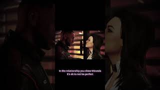 Mass Effect Romantic Analysis Miranda And Shepard Shorts