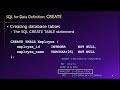 Topic 03, Part 02 - Introduction to the SQL CREATE TABLE Statement