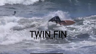 【シェイプ・テストライド小波 】 NOBUシェイプ Twin Fin !?