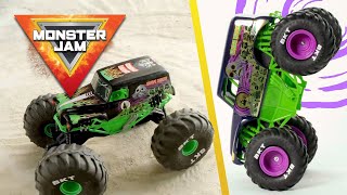 How to Drive the Greatest GRAVE DIGGER RCs & Playsets 💀⚡️ MONSTER JAM Action Toy Video Compilation