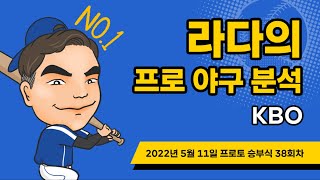 [5월11일 국내야구 분석] 해축,느바 주력 ㅅㅅ!! [現와이즈분석위원]