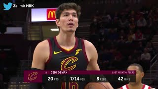 Cedi Osman'ın Houston Rockets maçı performansı: 7 sayı, 3 rbd, 3 ast, 2 tç