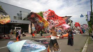 2024年　空知支部大会inくりやま夏祭り　から。旗士道（きしどう）さん