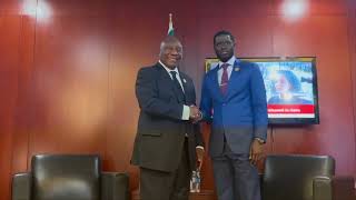 President Ramaphosa on a bilateral meeting with the President of Senegal