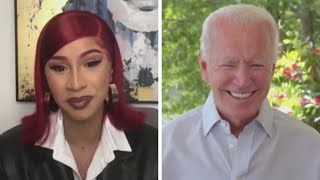 Cardi B and Joe Biden’s CANDID Conversation About Racial Equality, Free College and Healthcare