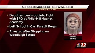 Forsyth County Sheriff's deputies arrest woman after assault on officer, vehicle pursuit
