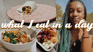 WHAT I EAT IN A DAY AS A VEGAN in college | simple & easy