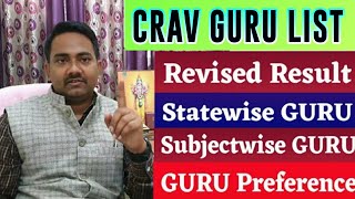 CRAV GURU PREFERENCE | REVISED RESULT | HEALTHCARE DEGREE \u0026 MORE EARNING