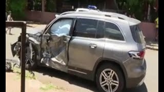 Patrullera involucrada en aparatoso accidente en Asunción