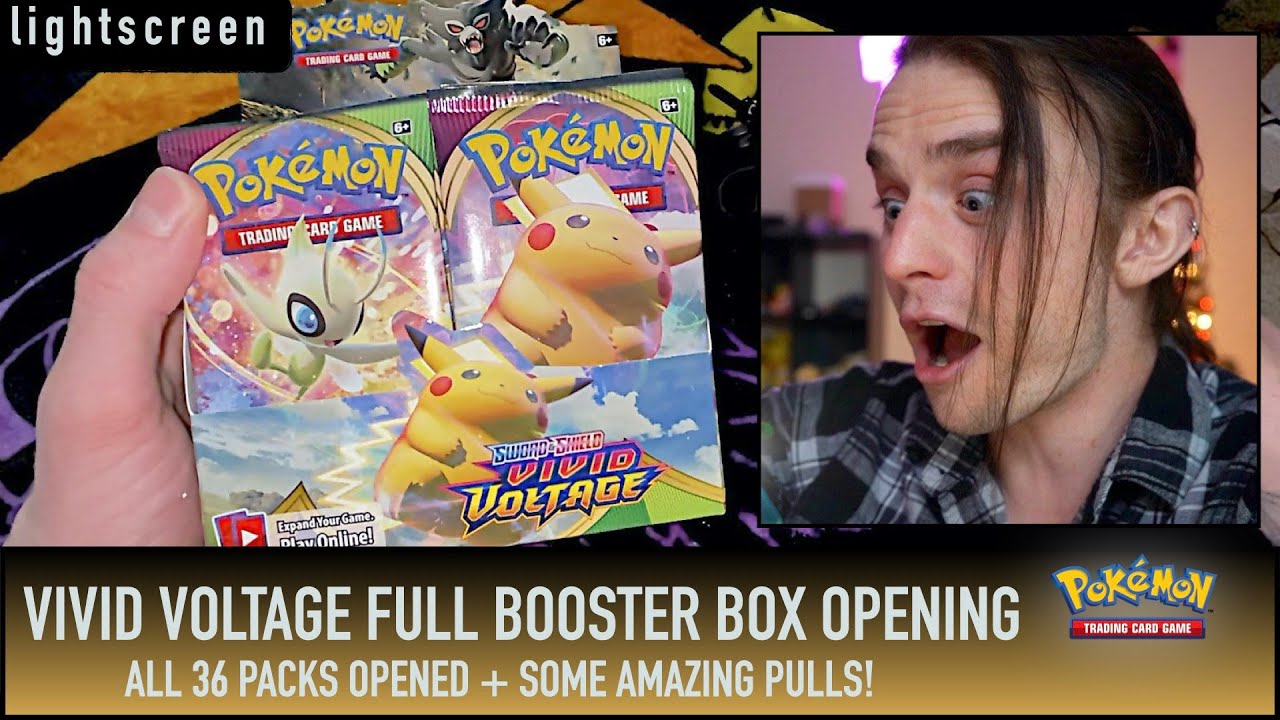 VIVID VOLTAGE BOOSTER BOX BREAK! All 36 Packs Opened! My First Ever ...