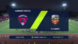 ⚽ Clermont Foot vs Lorient ⚽ | Ligue 1 (13/03/2022) | Fifa 22
