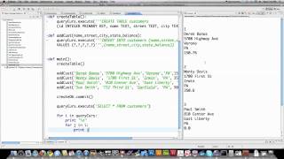 Python 2.7 Tutorial Pt 12 SQLite