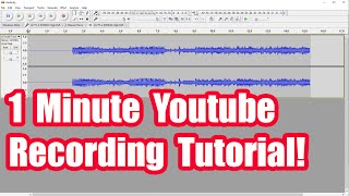 Recording Youtube Audio With Audacity (Fast Tutorial)