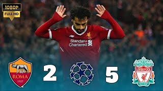 عندما أهان محمد صلاح فريقه السابق وتسبب في جنون رؤوف خليف 😱🔥 | ليفربول وروما 5-2 جنون كرة القدم 🔥