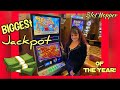 It Finally Hit!! My biggest jackpot of the year! High limit Slots- ONLY win of its kind on YouTube!