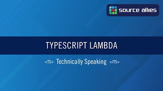 Typescript Lambda | Technically Speaking