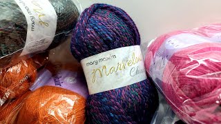 Yarn Unboxing 2020 | New yarns from Mary Maxim | Bag O Day Crochet