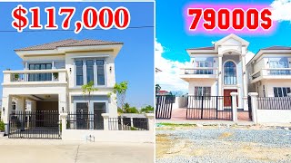 Villa : វីឡា ធំស្អាត តម្លៃត្រឹមតែ $117,000 \u0026 $ 79,000