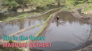 SelfSufficiency, Forest Life, Rural Japan, Wild vegetable dishes, Raw rice sweets, Rice paddy waking