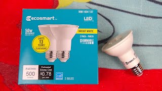 Ecosmart PAR20 6.5watt (50watt) LED Light Bulbs