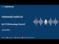 Huhtamaki India Ltd Q1 FY2024-25 Earnings Conference Call