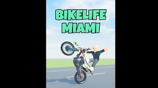 Dirtbike Wheelies 😎 (Bikelife Miami Roblox) #shorts #dirtbike #roblox #wheelie