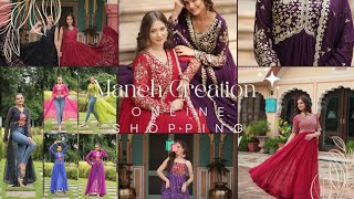 Designer outfits celebrity style navratri dandiya collection's #karwachauth special aliya cut 50%off