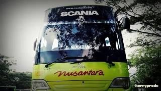 Review PO.Nusantara old SCANIA K124 engine