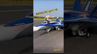 $8000 RC jet F-18 twin turbine engines Spark model #scalerc #rcmodel #aircraft #airplane #rcjets