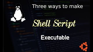 How to make shell script file executable on ubuntu | shellscript file execution | gsrminfo