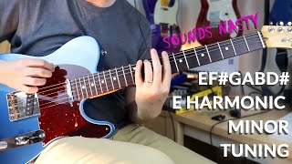 EF#GABD# - Harmonic Minor  - (Alternative Tunings For Math Rock Guitar)