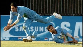 Mohammad Kaif unbelievable catch.....brilliant//INDIA vs PAKISTAN odi match