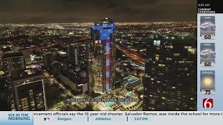 World's Tallest Digital American Flag Lights Up South Florida Skyline