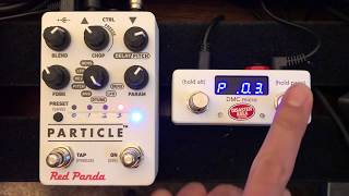 Saving presets on Particle v2 with the DMC.micro midi controller