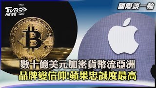 【國際談一輪】數十億美元加密貨幣流亞洲 品牌變信仰!蘋果忠誠度最高｜TVBS新聞2023.08.01@internationalNewsplus