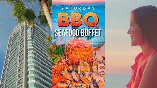 บุฟเฟ่ต์: วิวสวยอ่าวนาเกลือ | Cape Dara BBQ Seafood Buffet