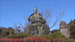 鎌倉　源氏山公園　源頼朝像　kamakura yoritomo  将軍 SHOGUN