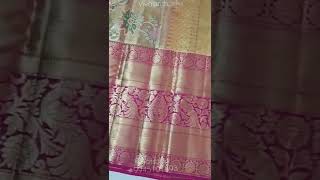 pure kanchipuram tissue silk saree | vivaansh_silks | triple card saree