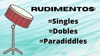 3 Rudimentos Para Tocar Batería Y Percusiones