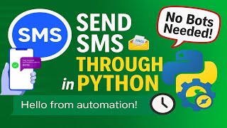 Send SMS 📩 Through Python in 2 Minutes (No Twilio or Bots Needed!)