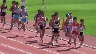 20140914 東京ジュニア陸上 男子C1500m決勝