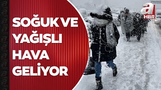 Meteoroloji'den soğuk ve yağışlı hava uyarısı! İstanbul için peş peşe kar uyarıları... | A Haber