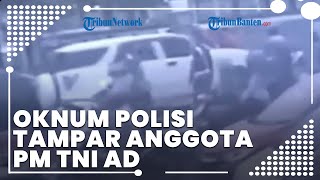Oknum Polisi di Palembang Tampar Anggota PM TNI AD, Begini Kronologinya